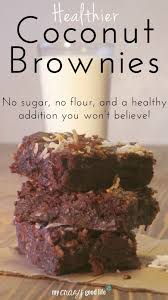 A Recipe For Healthier Coconut Brownies Stevia Recipes Coconut Flour Recipes Coconut Brownies