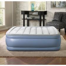 Beautyrest Simmons Hi Loft 17in Queen Air Mattress With Pump Included Hddod7112qn The Home Depot Air Mattress Bed Mattress Air Bed