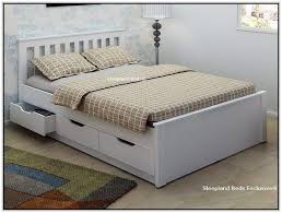 Wooden Bed Frames Drawer White Wooden Bed Double Bed With Storage Bed Designs With Storage
