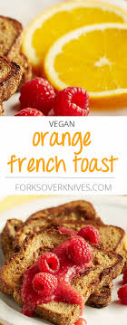 Aquafaba Helps Make This Vegan French Toast Soft Thick And Eggy Use Your Favorite Bread Or Berries T Vegan Brunch Whole Food Recipes Yummy Healthy Breakfast