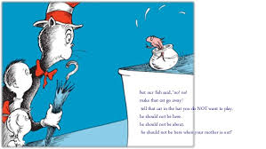 They found the mock turtle down by the sea. The Cat In The Hat By Dr Seuss