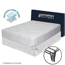 12 Quot Memory Foam Mattress Bed Frame Set No Box Spring Needed King 589 99 61 Off Memory Foam Mattress Bed Frame Bed Frame Sets Bed Frame Mattress
