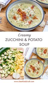 Clean Eating Creamy Zucchini Potato Soup Recipe In 2020 Clean Eating Soup Clean Food Crush Recipes