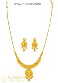 22k Gold Necklace Sets Gold Necklace Set Gold Necklace Designs Gold Necklace