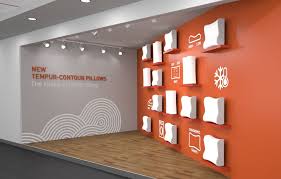 Tempur Pedic Figure 8 Creative Store Display Design Mattress Showroom Bedding Shop