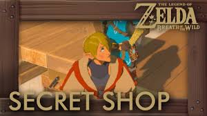 Zelda Breath Of The Wild How To Unlock Secret Shop New Hylia Shield Breath Of The Wild Zelda Breath Legend Of Zelda Breath