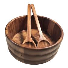 Beautiful Acacia Wood Salad Bowl Wood Salad Bowls Wooden Salad Bowl Salad Bowls