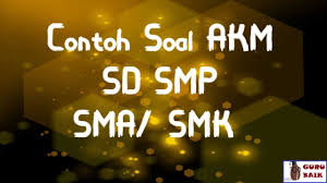 Contoh Soal Akm Smp Sma Atau Smk Youtube