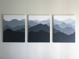 Diy Mountain Hills Painting Wall Art Meganrwatson Mountain Art Diy Diy Art Painting Mountains Art Painting