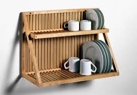 wall mounted plate racks