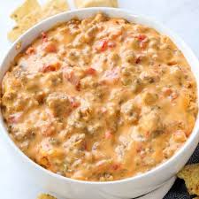 Rotel Dip Is A 3 Ingredient Queso Dip Recipe With Spicy Sausage Rotel And Velveeta Cheese This Creamy Spicy Sausage Recipes Rotel Dip Delicious Dips Recipes