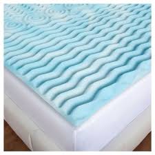 3 Orthopedic 5 Zone Foam Mattress Topper Twin Extra Long Blue Authentic Comfort Memory Foam Mattress Topper Foam Mattress Topper Gel Foam Mattress