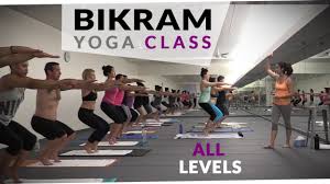 Bikram Yoga Workout 60 Minute Hot Yoga With Maggie Grove Yoga Benefits Bikram Yoga Bikram Yoga Class