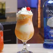 Orange Creamsicle Float Tipsy Bartender Recipe Whipped Cream Vodka Recipes Ice Cream Cocktails Bartender Drinks Recipes