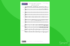 Gli Angeli Delle Campagne Partitura Per Orchestra Scolastica