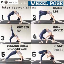Urdhvadhanurasana Upwardbowpose Or Chakrasana Wheelpose On Yogaalignment With Jnetvoo Play Wheel Pose Yoga Yoga Tutorial Headstand Yoga