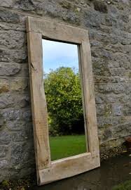 Large Mirror Handmade Oak Frame Wall Floorstanding Beautiful Mirrors Wood Framed Mirror Farmhouse Mirrors Wood Mirror
