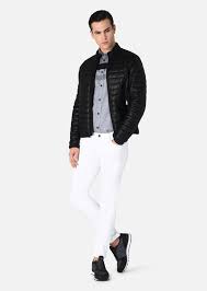 Chemise armani jeans homme à chevrons 6x6c096n05z slim m.longues 0542 bleu gris. Chemise Decontractee Homme Emporio Armani