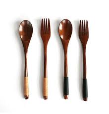 Wooden Utensil Set Bamboo Cutlery Set Reusable Utensil Set Wooden Flatware Zero Waste Cutlery Plastic Free Tableware Wood Bamboo Utensils Wooden Utensils