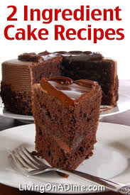 Easy Two Ingredient Cake Recipes Two Ingredient Cakes 2 Ingredient Cakes Cake Recipes