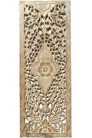 Floral Wood Carved Wall Panel Wall Hanging Asian Home Decor Decorative Contemporary Wall Decor Wall R Carved Wood Wall Art Wall Paneling Carved Wood Plaque