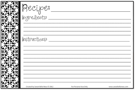 Free Editable Recipe Card Templates For Microsoft Word Free Download Recipe Cards Printable Free Recipe Cards Template Printable Recipe Cards