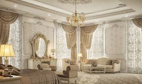 Classic Master Bedroom Private Villa Doha Qatar Master Bedrooms Decor Mansion Interior Design Mansion Living Room