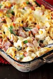 Creamy Leftover Ham Noodle Casserole Image Leftover Ham Recipes Casseroles Leftover Ham Recipes Ham Casserole Recipes