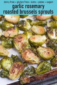 Rosemary Garlic Roasted Brussels Sprouts Recipe Brussel Sprouts Roasted Brussel Sprouts Easy Vegetable Recipes