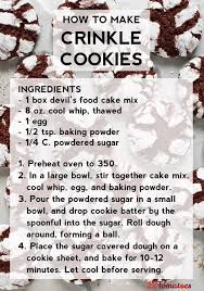 Pin By Destiny Johnson On Desserts To Do Chocolate Crinkle Cookies Recipe Crinkle Cookies Recipe Cool Whip Cookies