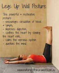 Legs Up The Wall Or Viparita Karani Posture A Gentle Inverted Posture Which Is Practiced By Lying On The Back Wi Yoga Benefits Legs Up The Wall Health Fitness