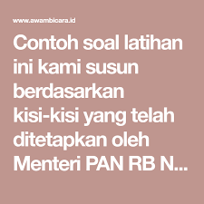 Contoh Soal Kemampuan Numerik Tes Intelegensia Umum Seleksi Cpns Pecahan