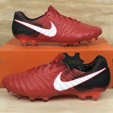 Chic Nike Tiempo Legend Vii 7 Fg Leather Fire Red Black Soccer Cleats 897752 616 Size Sporting Goods From Top Store Soccer Cleats Red Fire Cleats