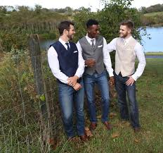 Vests And Jeans Wedding Look Jeans Wedding Wedding Vest Casual Outdoor Weddings Well you're in luck, because here they come. jeans wedding wedding vest