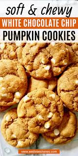 Soft And Chewy Pumpkin Cookie Recipe With White Chocolate Chips Cookie Recipes Chewy Pumpkin Cookie Recipe Fall Cookie Recipes