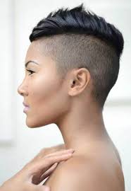 Apart from the fact that it can be worn both formally and casually you also have the liberty to. Mohawk Hairstyles For Black Women Hairstyle Ideas Short Hair Mohawk Mohawk Hairstyles For Women Super Short Hair