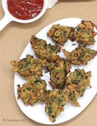 Palak Pakoda Recipe Fritter Recipes Recipes Snack Recipes