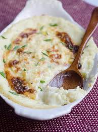 Goat Cheese Mashed Potatoes Sub Potatoes With Cauliflower Recipes Food Network Recipes Food Dishes