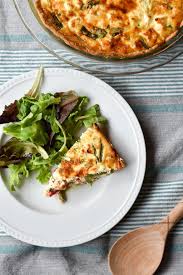 Asparagus Goat Cheese And Roasted Red Pepper Quiche With Two Spoons Recipe Stuffed Peppers Roasted Red Peppers Goat Cheese