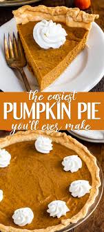 Seriously Easy Pumpkin Pie Recipe Crazy For Crust Recipe Pumpkin Pie Recipe Homemade Pumpkin Pie Recipe Easy Easy Pumpkin Pie