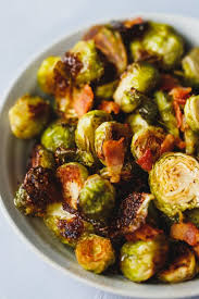 Baked Brussel Sprouts With Bacon Cooking Lsl Baked Brussel Sprouts Cooking Brussel Sprouts Brussel Sprout Recipes Roasted