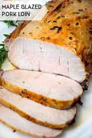 Maple Glazed Pork Loin Air Fryer Pork Maple Airfryer Porkloin Roastpork Rosemary Maplesyrup Syrup Pork Lion Recipes Pork Maple Glaze Pork