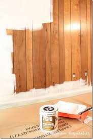 House Renovation Week 12 Paint That Paneling People Paneling Makeover Painting Wood Paneling Wood Paneling