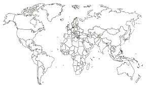 Letztere werden meist so aus einzelaufnahmen zusammengesetzt. Weltkarte Lander Umrisse Schwarz Weiss Weltkarte Umriss Weltkarte Zum Ausmalen Weltkarte