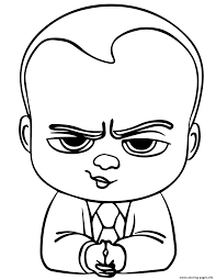 Boss baby, the boss baby, boss baby, cartoons, movies, animated, 2017, american, dreamworks. The Boss Baby Coloring Pages Printable