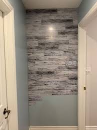 Farmhouse Wall Decor Idea For Cheap Faux Wood Wall Faux Walls Farmhouse Wall Decor