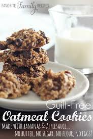 Guilt Free Oatmeal Cookies Healthy Oatmeal Cookies Sugar Free Desserts Sugar Free Recipes