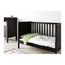 Sundvik Crib Black Brown Ikea Ikea Crib Toddler Cot Black Crib