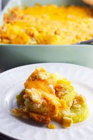 Yellow Squash Simply Pan Fried In Butter Mixed With Creamy Sour Cream Cheese And Topped With C Yellow Squash Casserole Easy Squash Casserole Squash Casserole