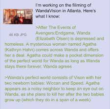 Alias Wv Spoilers On Twitter Wandavision Alleged Plot And Casting Leak Read At Your Own Risk